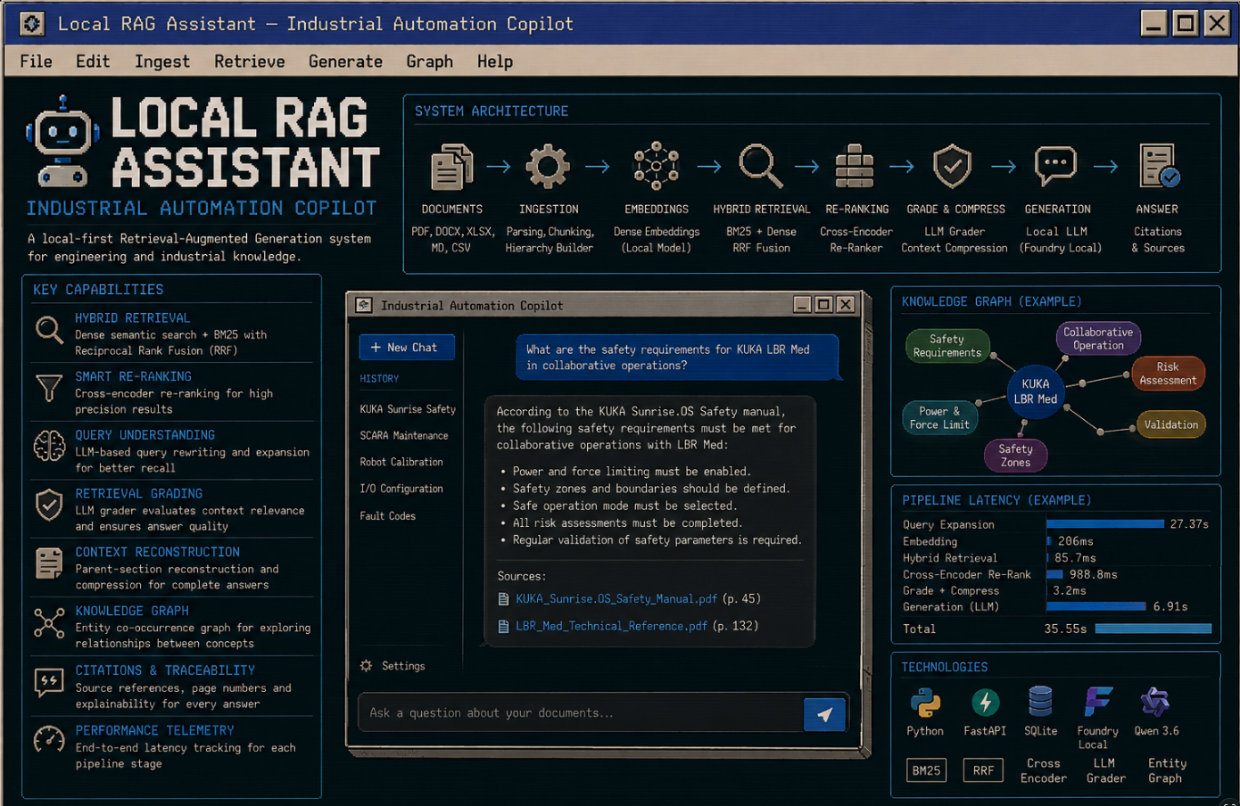Local RAG Assistant project preview